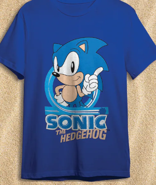 Camiseta Sonic · Sonic clásico